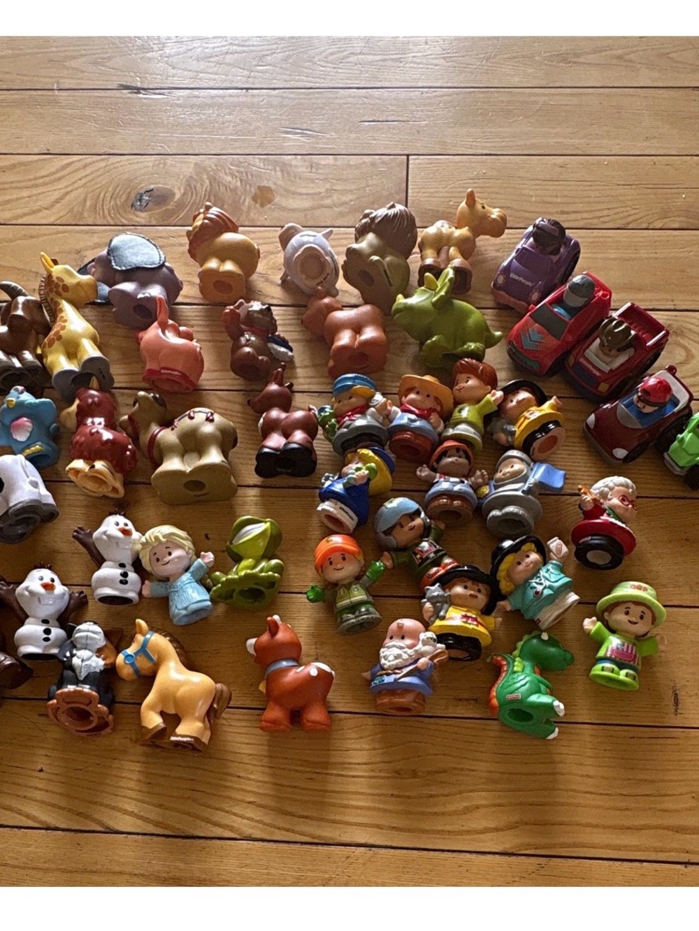 Fisher Price Little People Bundle and Vehicles - Mixed Colors